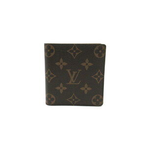 Louis Vuitton Porte Bie Bifold Wallet Canvas Monogram Brown
